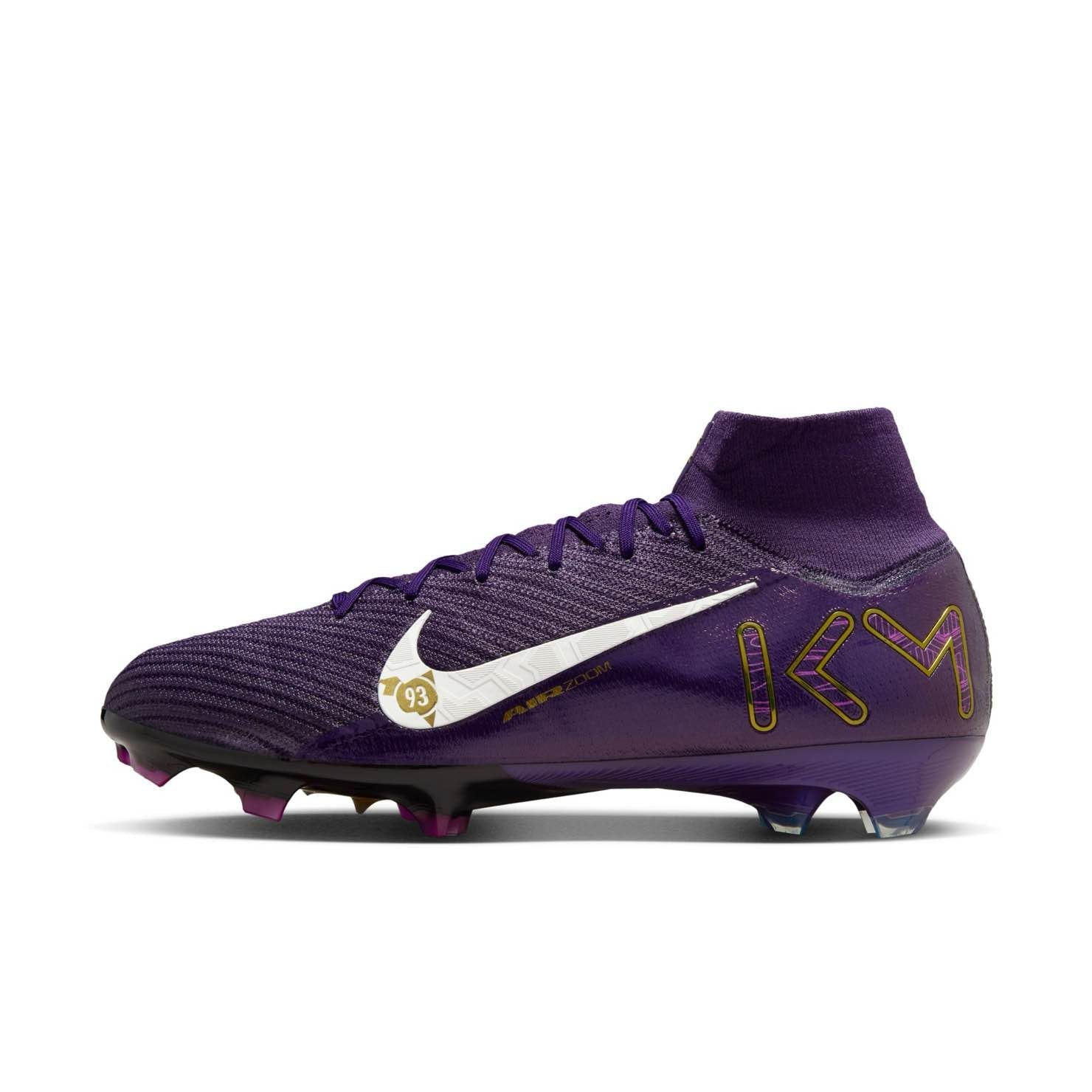 Nike Mercurial Superfly 10 Elite Kylian Mbappé FG Soccer Cleats - Lightweight Football Boots for Speed & Precision - Perfect for Professional Matches & Training Sessions
