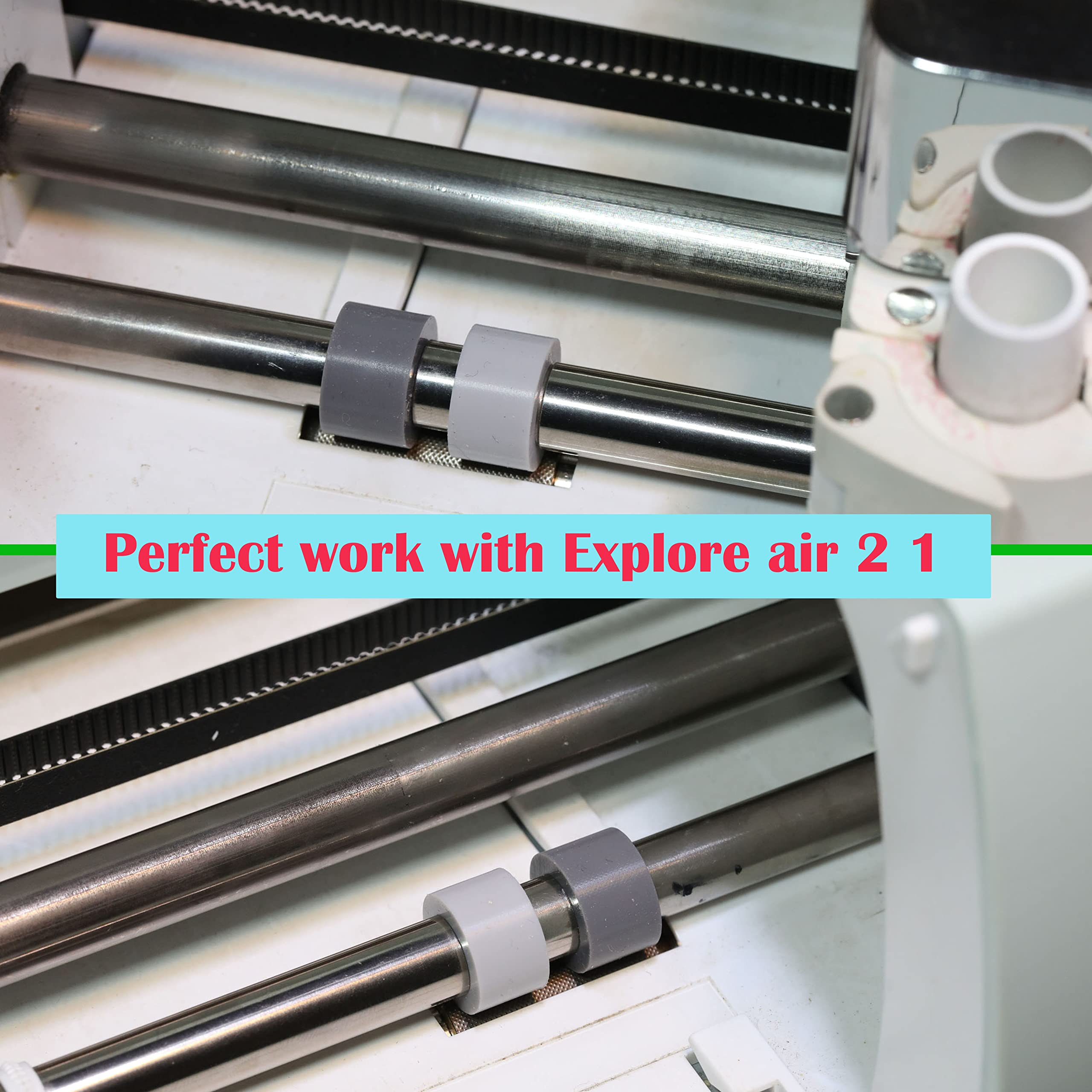 Replacement Rubber Roller for Cricut Maker 3, Maker & Explore Air 2 - Compatible with 1 Series - Perfect for DIY Crafts, Vinyl Cutting, and Scrapbooking Projects