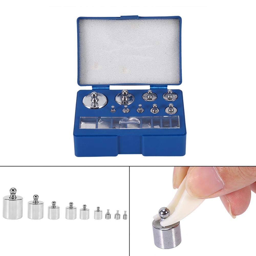 17-Piece Gram Calibration Weight Set (10mg-100g) - Precision 45# Steel Balance Scale Calibration Kit with Tweezers for Digital Jewelry Scales, Labs & Science Education | Perfect for Jewelers, Pharmacists & STEM Classrooms