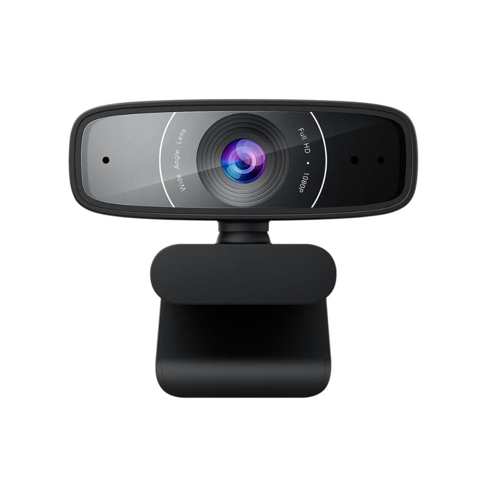 ASUS C3 Webcam 1080p Full HD with Built-in Microphone - for Video Conferencing, Streaming & Online Classes (2-Year Warranty)