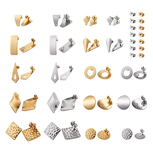 1 Box-10 Style-Golden & Stainless Steel Color