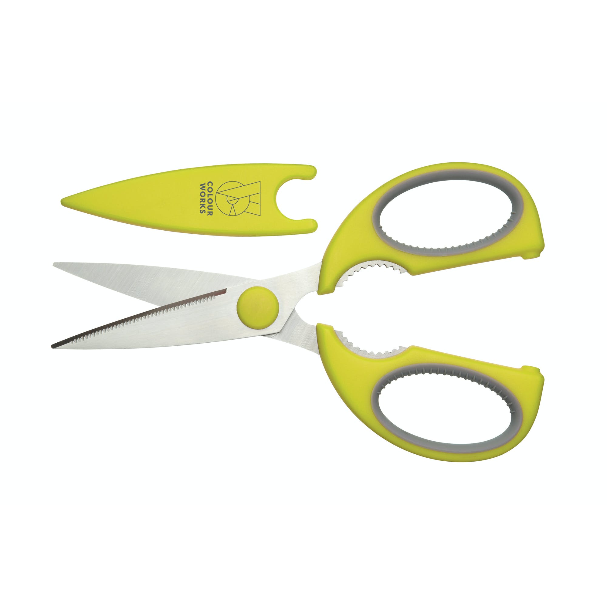 Premium Stainless Steel Kitchen Scissors - Heavy Duty Multi-Purpose Cooking Shears for Cutting Meat, Herbs, Poultry - Perfect for Food Prep, Crafting & Household Use