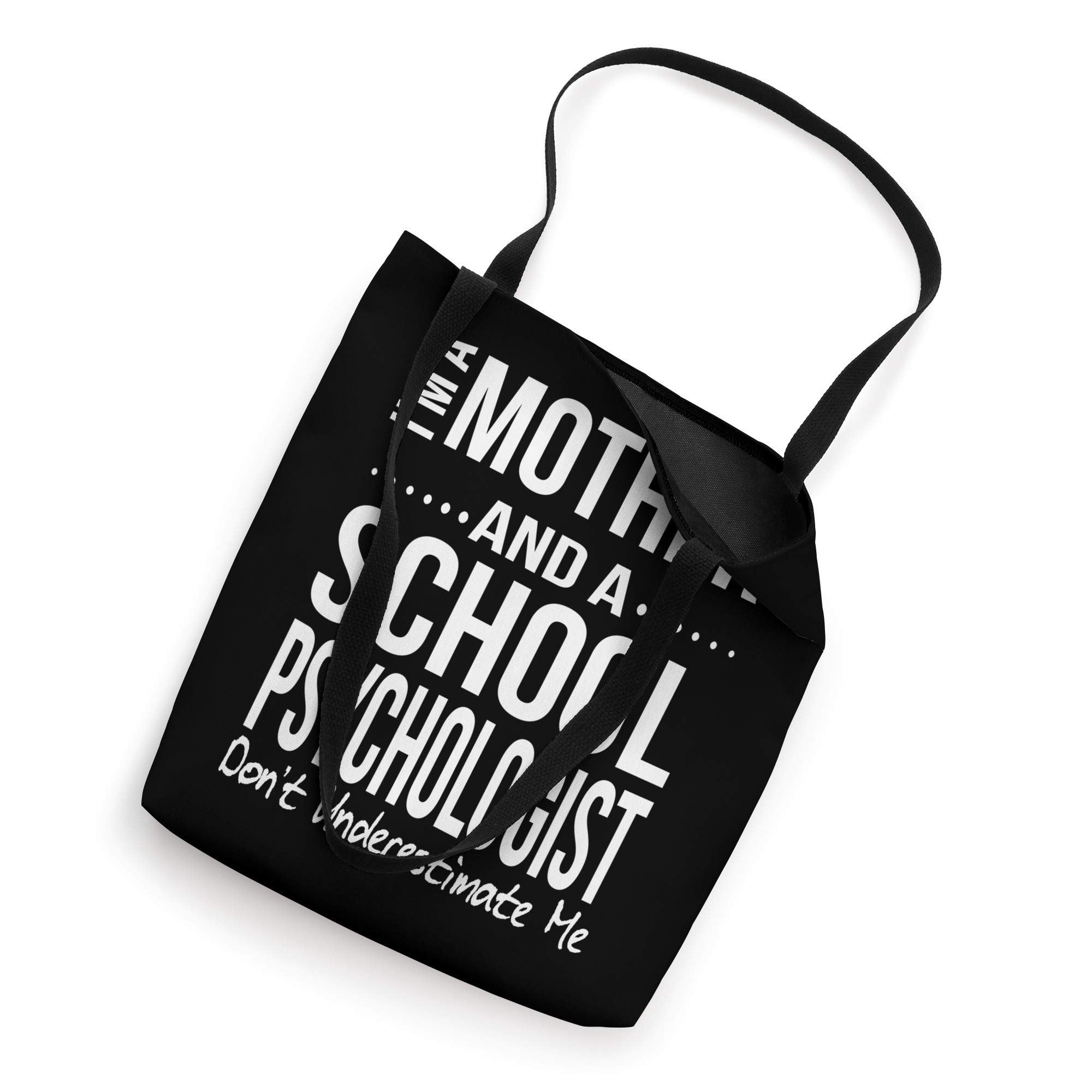 Funny School Psychologist Tote Bag - Perfect Gift for Women, Moms & Graduates - Great for Work, School & Everyday Use