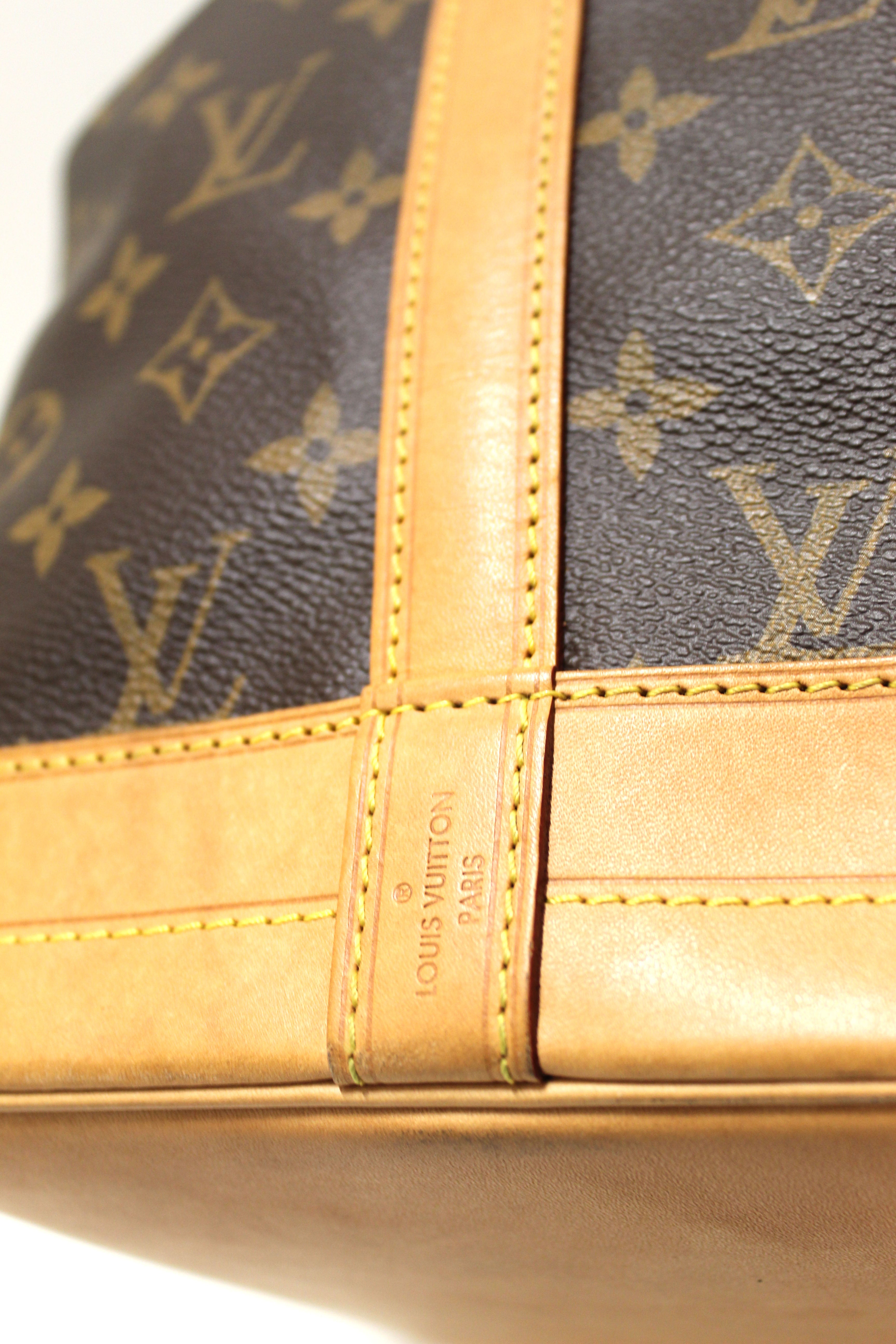 Authentic Louis Vuitton Monogram Noe Drawstring Bucket Bag - Luxury Designer Handbag for Women, Perfect for Shopping, Travel & Everyday Use
