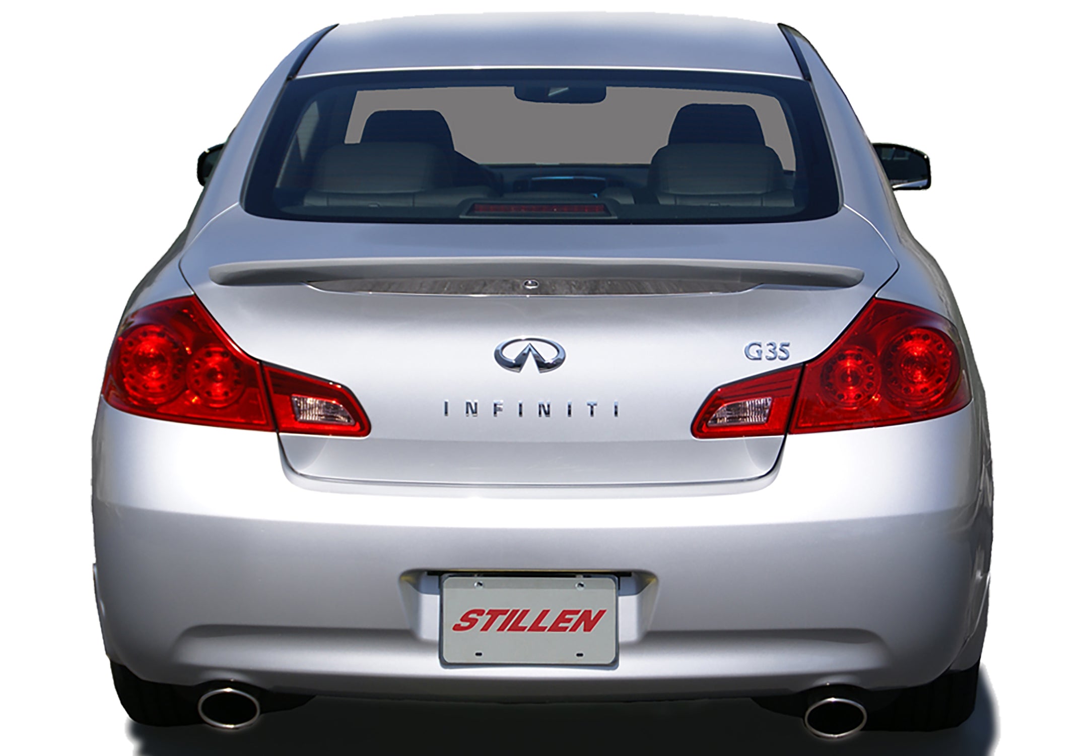 2007-2012 Infiniti G35 Sedan Rear Trunk Spoiler Without Backup Camera - 103869 - Perfect for Car Enthusiasts & Custom Upgrades