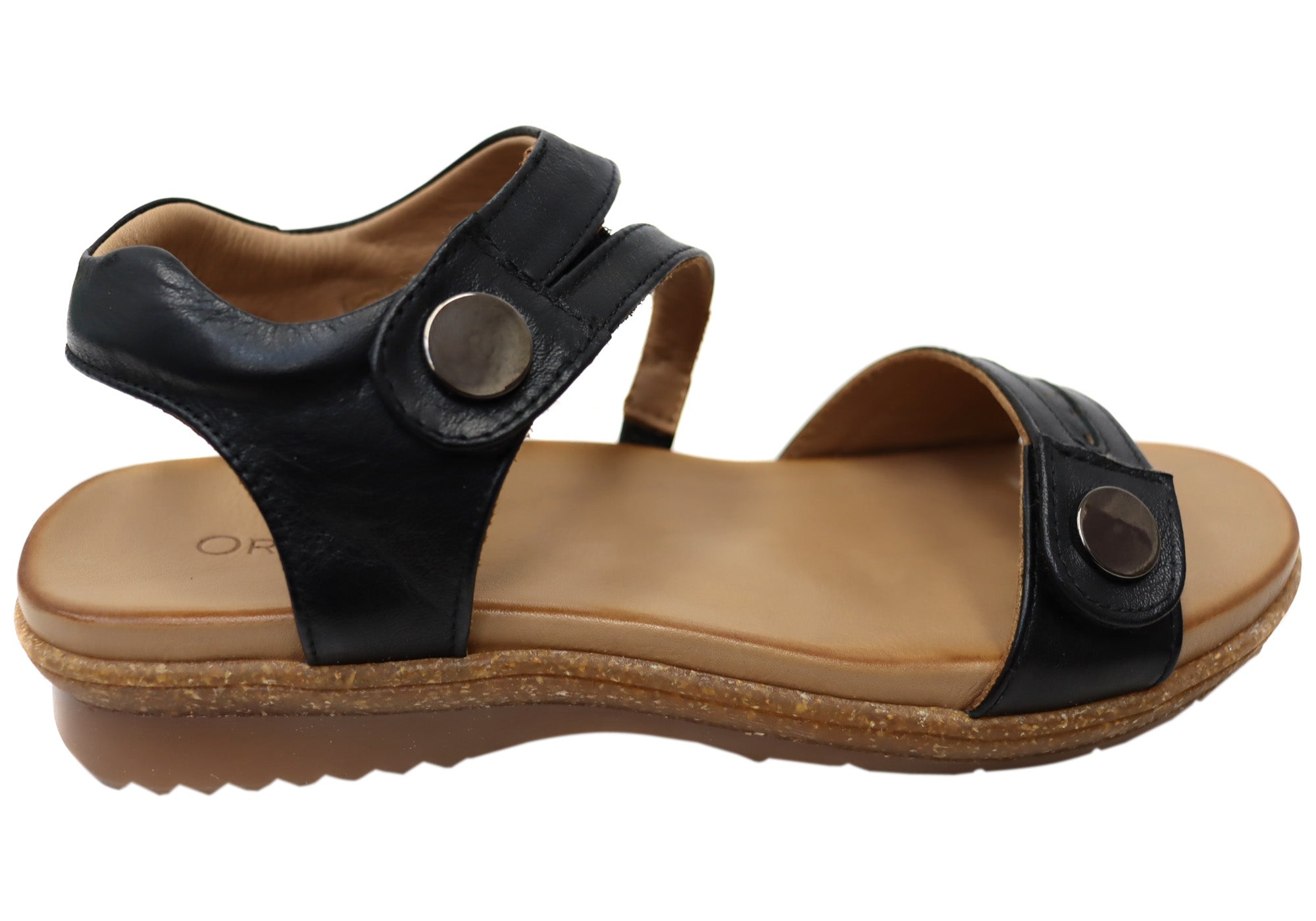 Orizonte Sorrento Women's Comfortable Leather Sandals - European Style Summer Casual Shoes for Beach, Vacation & Daily Wear