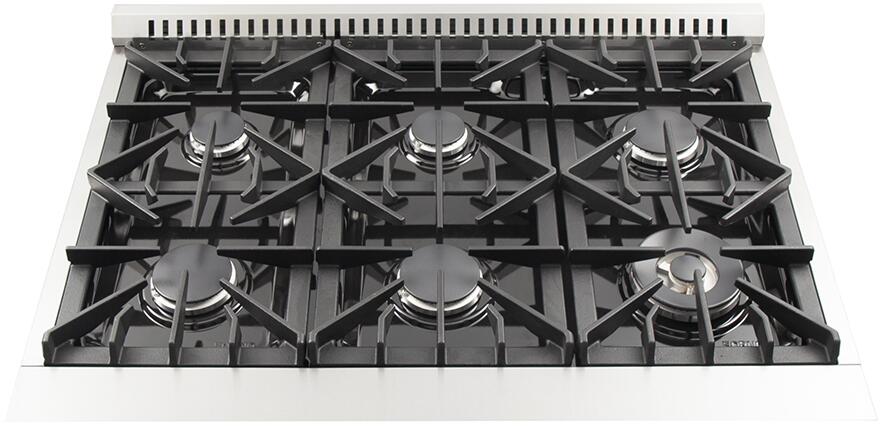 Forno Galiano Gold Professional 36-Inch 5.32 cu.ft Freestanding Gas Range - FFSGS6244 for Home Kitchen & Restaurant Use