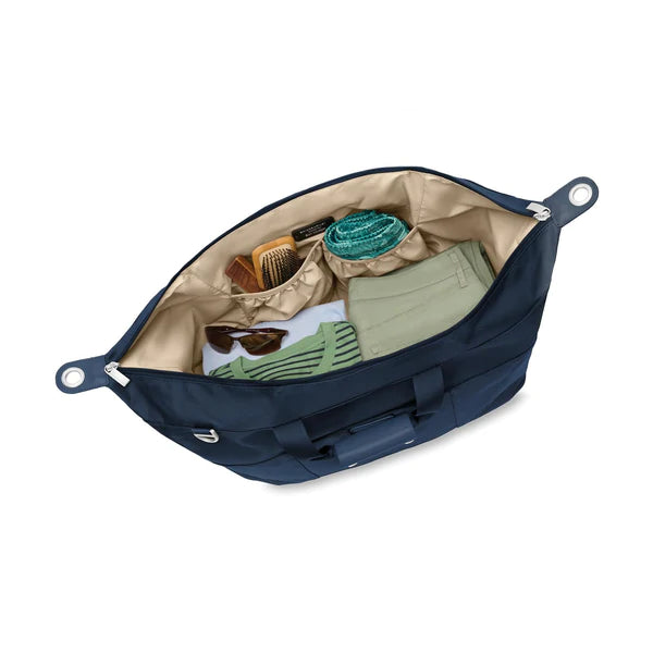 Briggs & Riley Baseline Weekender Duffle Bag - Water-Resistant Travel Duffel for Men & Women - Perfect Carry-On for Weekend Getaways, Gym, Work & Business Trips