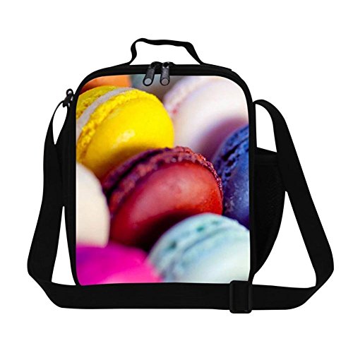 Stylish Fruit Print Lunch Bags for Women & Girls - Reusable Insulated Meal Bags for School, Work & Picnics
