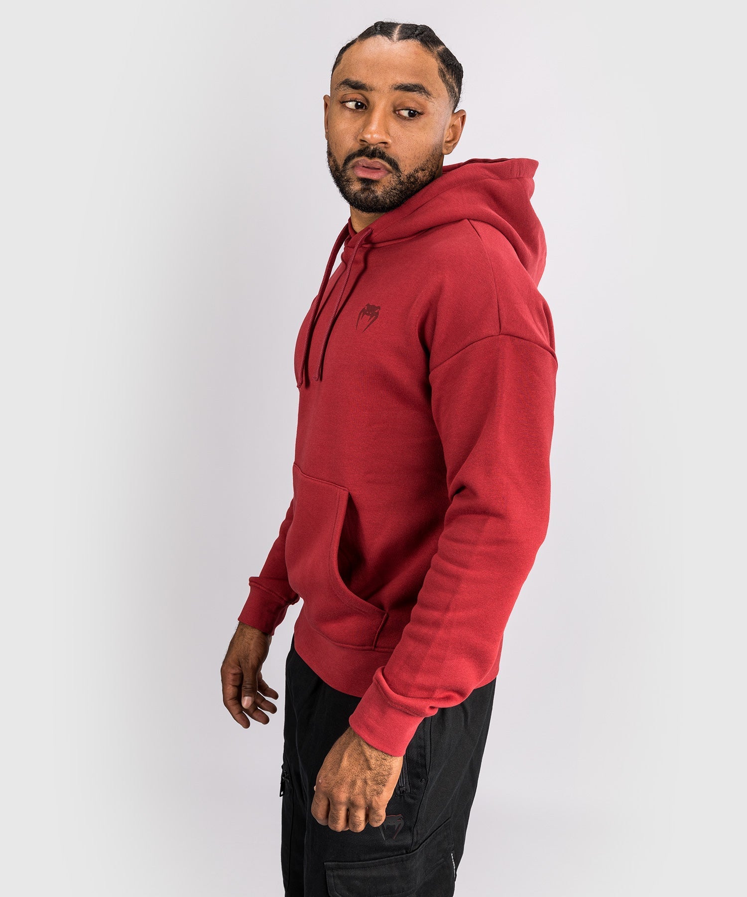Venum UFC Ulti Man Hoodie - Burgundy Red MMA Training Hooded Sweatshirt for Fighters & Fans | Gym, Streetwear, Casual Wear