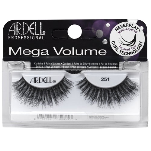 Ardell Mega Volume Lashes - Natural Looking False Eyelashes for Dramatic Eye Makeup - Perfect for Parties, Weddings & Special Occasions