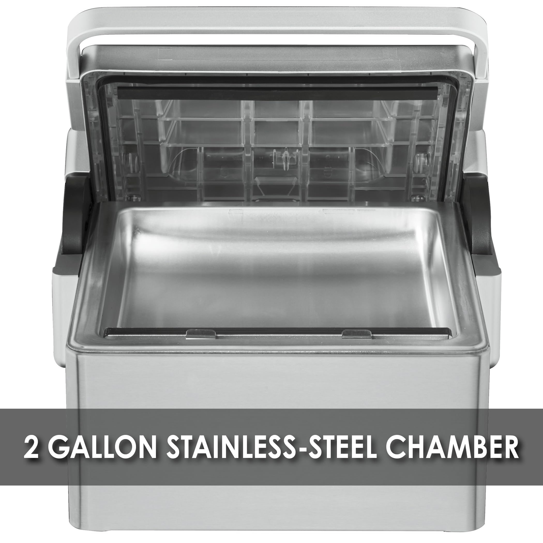 Waring Commercial WCV300 Vacuum Sealer - 2 Gallon Capacity, Silver | Food Preservation for Home & Restaurant Use | Perfect for Sous Vide, Meal Prep & Long-Term Storage