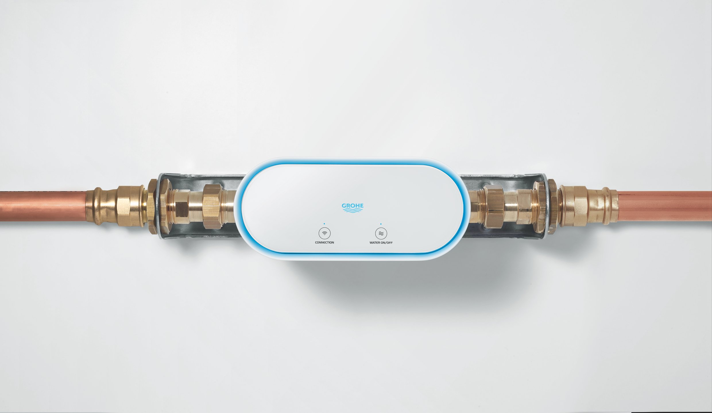 Grohe Smart Home Water Leak Detector - 22501000 - Automatic Water Control System for Bathroom, Kitchen & Basement