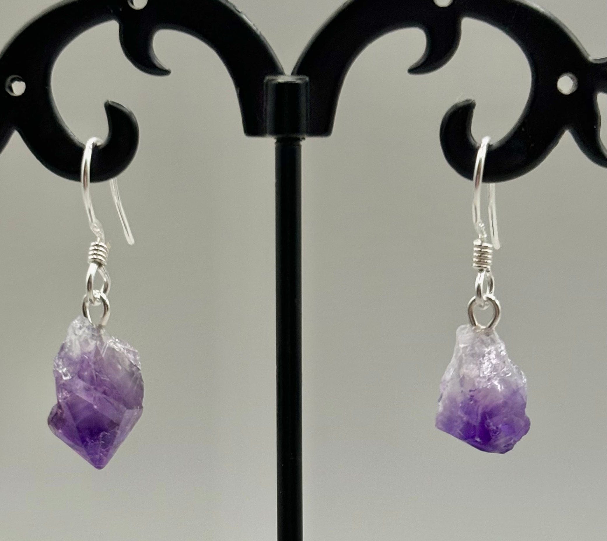 Amethyst Earrings for Women - 925 Sterling Silver Dangle Earrings with Gemstone | Elegant Jewelry Gift for Birthday, Anniversary & Special Occasions