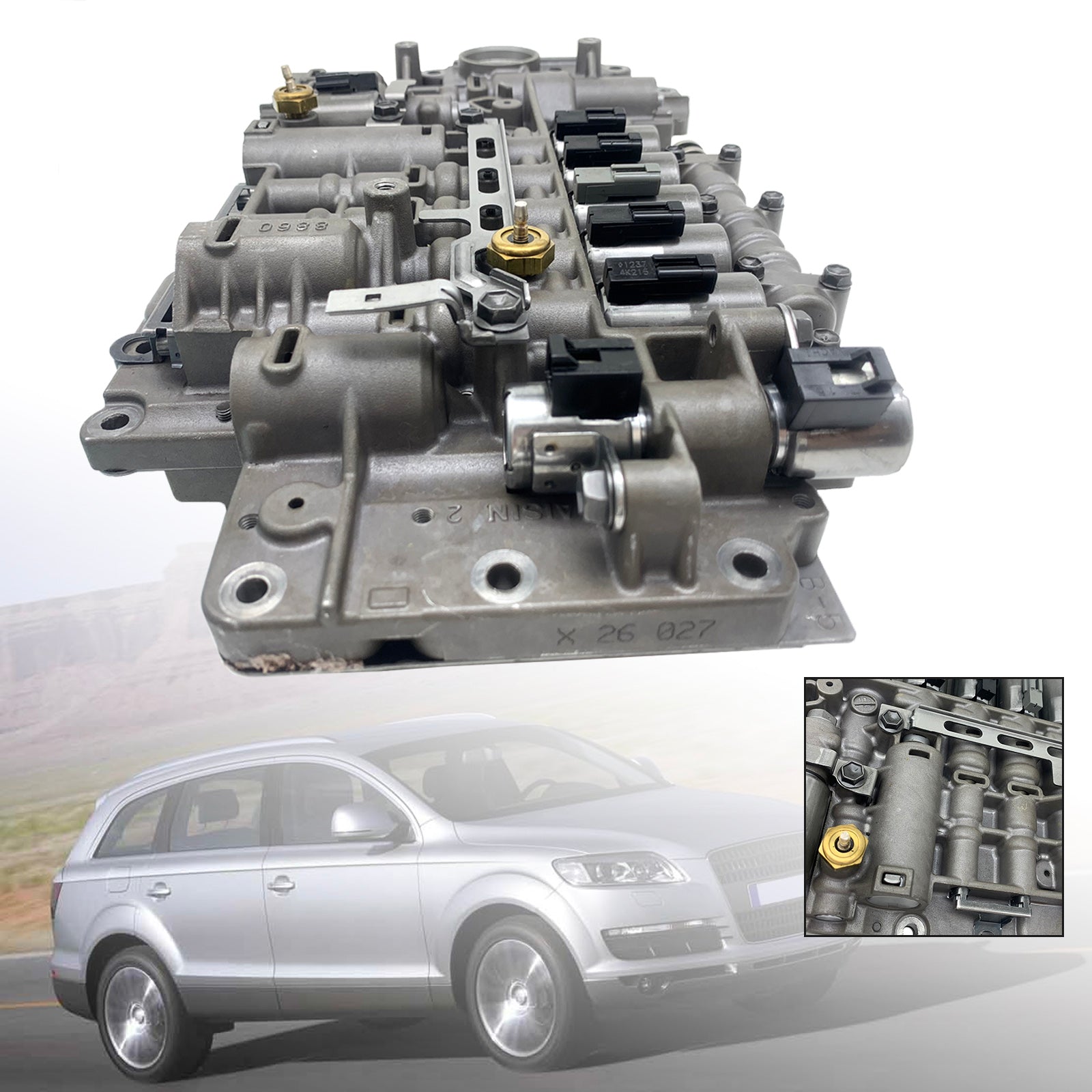 09D325039A TR60SN Valve Body with Solenoid - Compatible with Audi Q7 & VW Touareg - Automatic Transmission Repair Part - Smooth Gear Shifting Solution