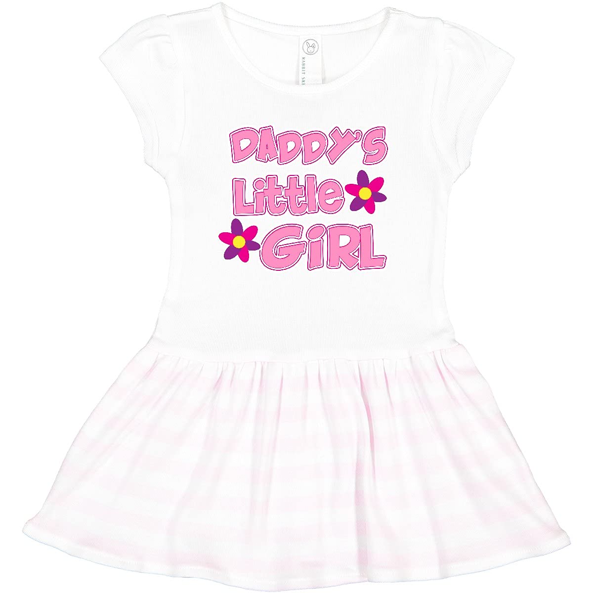 Inktastic Daddy's Little Girl Toddler Dress - Cute Baby Girl Outfit for Special Occasions, Birthday, Family Photos & Everyday Wear
