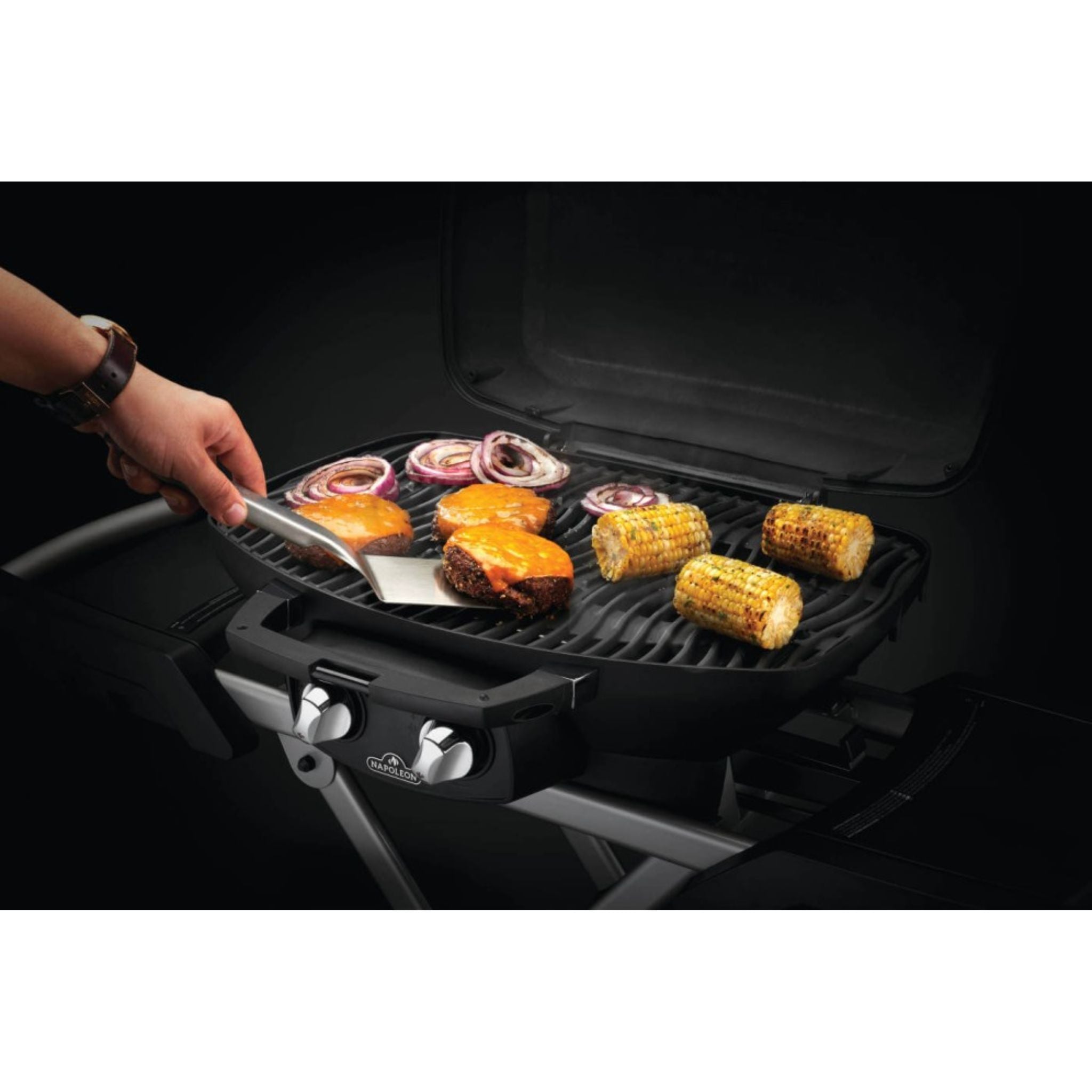 Napoleon 70051 TravelQ™ 3-Piece BBQ Grill Tool Set - Portable Stainless Steel Utensils for Outdoor Cooking, Camping & Picnics