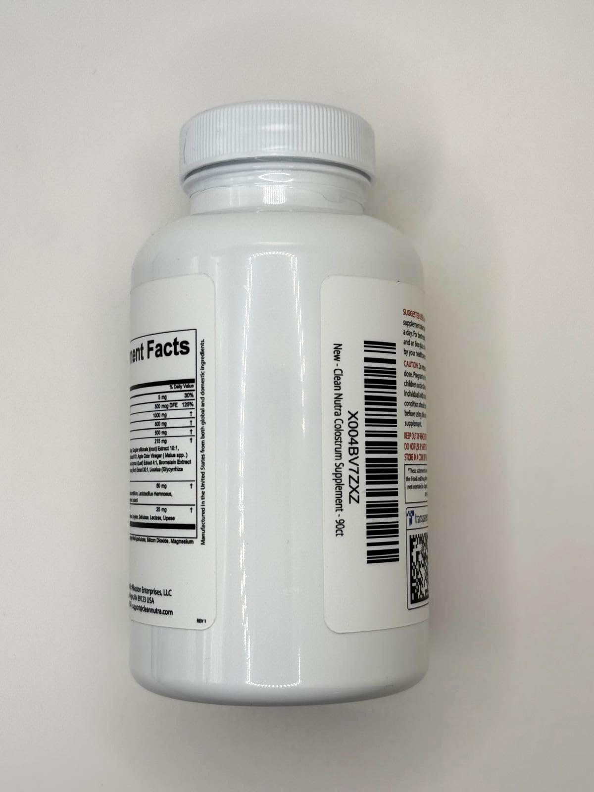 Premium Bovine Colostrum Supplement Capsules with Probiotics, Prebiotics, L-Glutamine & Digestive Enzymes | Supports Gut Health, Immunity & Digestion | Ideal for Athletes, Fitness Enthusiasts & Wellness Seekers