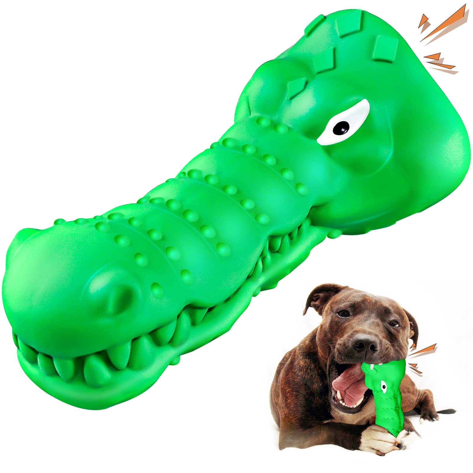 Durable Heavy Duty Dog Chew Toys for Aggressive Chewers - Indestructible Tough Chew Toys for Large & Medium Dog Breeds - Perfect for Teething, Boredom Relief & Playtime