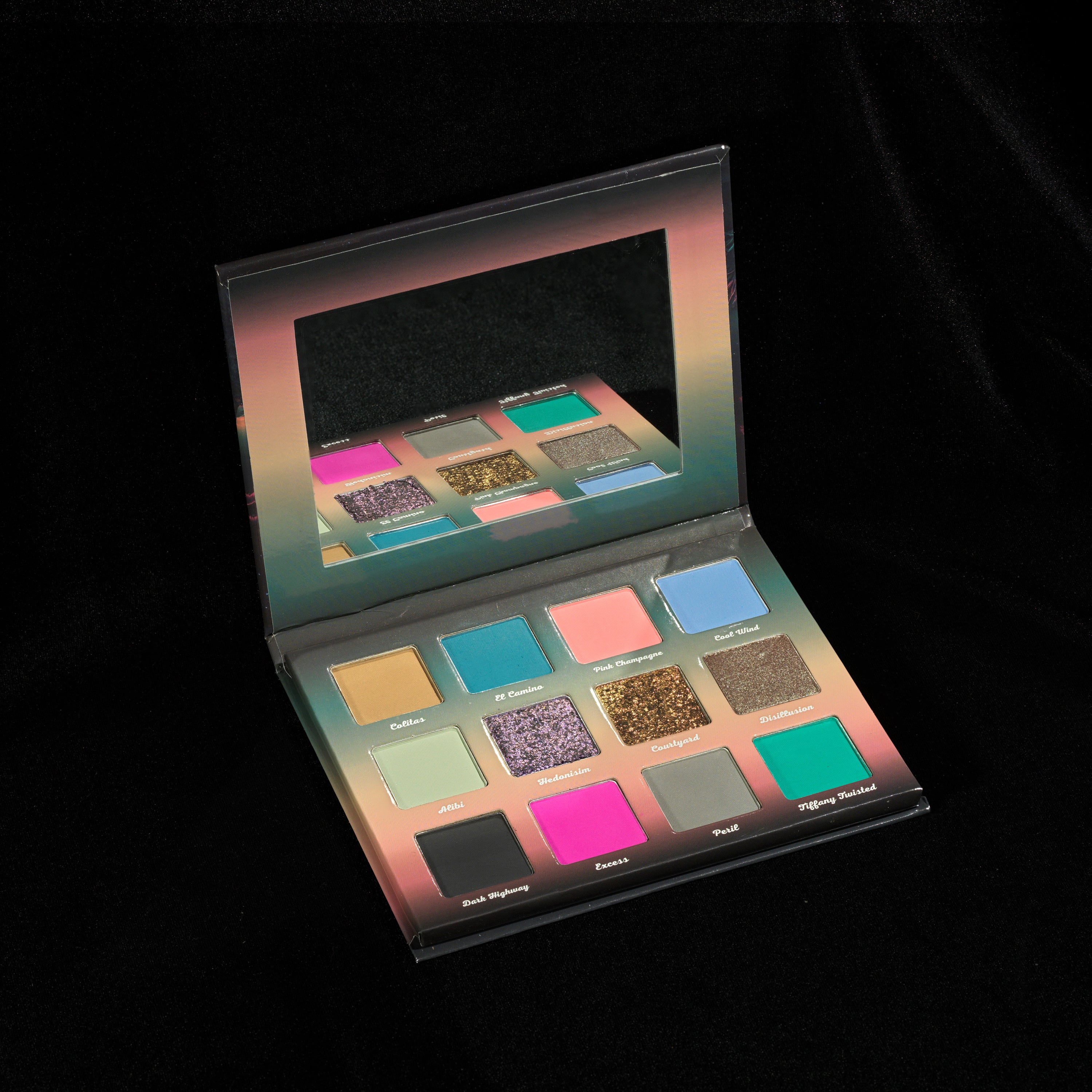 El Camino Eyeshadow Palette - 12 Highly Pigmented Matte & Shimmer Shades for Day & Night Makeup Looks | Vegan & Cruelty-Free | Perfect for Parties, Weddings & Everyday Wear