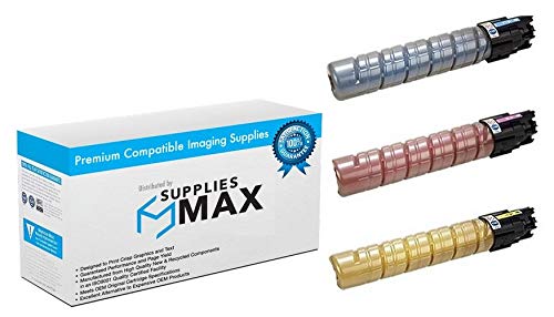 Compatible Replacement Toner Cartridge Combo Pack (C/M/Y) for Lanier LD-520C/LD-520CL/LD-525C | Type MP-C2550 (484-112MP) | Ideal for Office Printing & High-Volume Documents