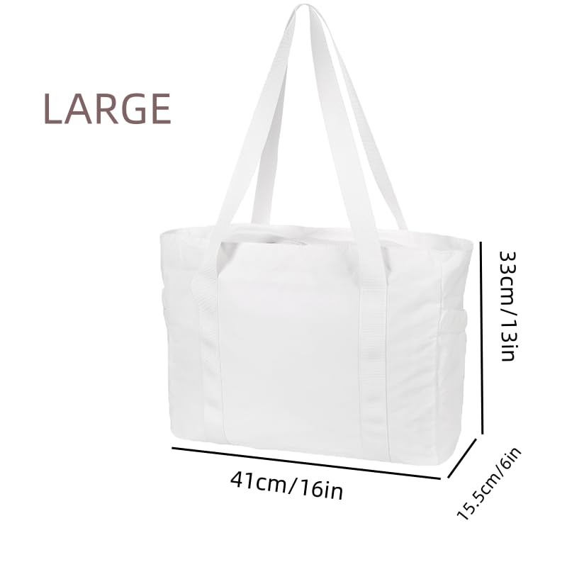 Stylish Women's Travel Tote Bag - Versatile Gym, Laptop & Overnight Shoulder Bag with Yoga Mat Buckle | Perfect for Sports, Work & Yoga Classes
