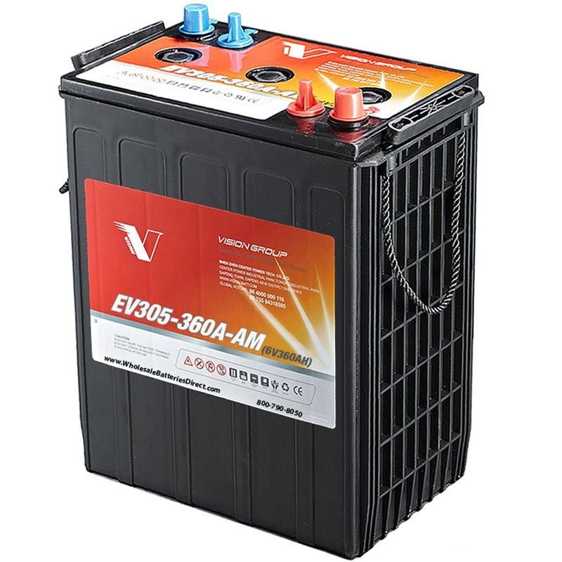 Discover EV305A Replacement AGM Battery 6V 330Ah - Compatible with Golf Carts, Solar Systems & Emergency Backup Power