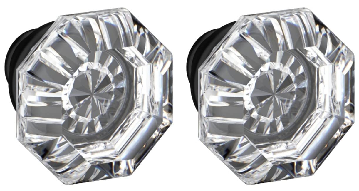 Baldwin 5080.MR Fillmore Estate Door Knobs Set of 2 - Polished Brass, No Rosettes - Perfect for Interior Doors, Bedrooms & Traditional Home Decor