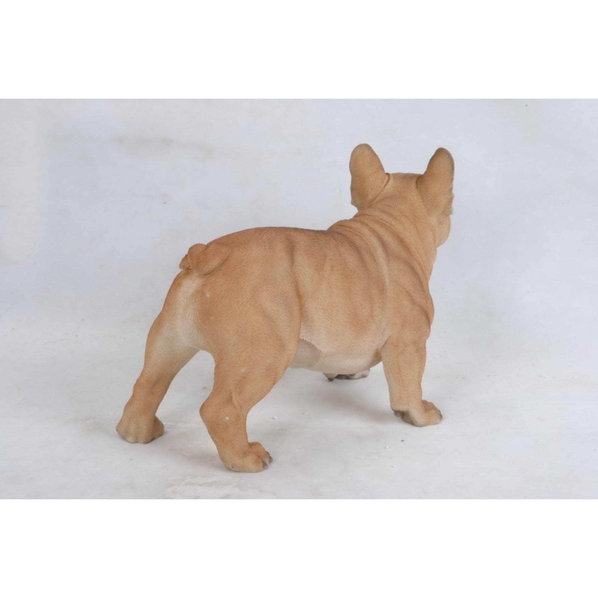 French Bulldog Outdoor Garden Statue - 20 Inch Handcrafted Decorative Sculpture for Patio, Lawn, and Yard Decor