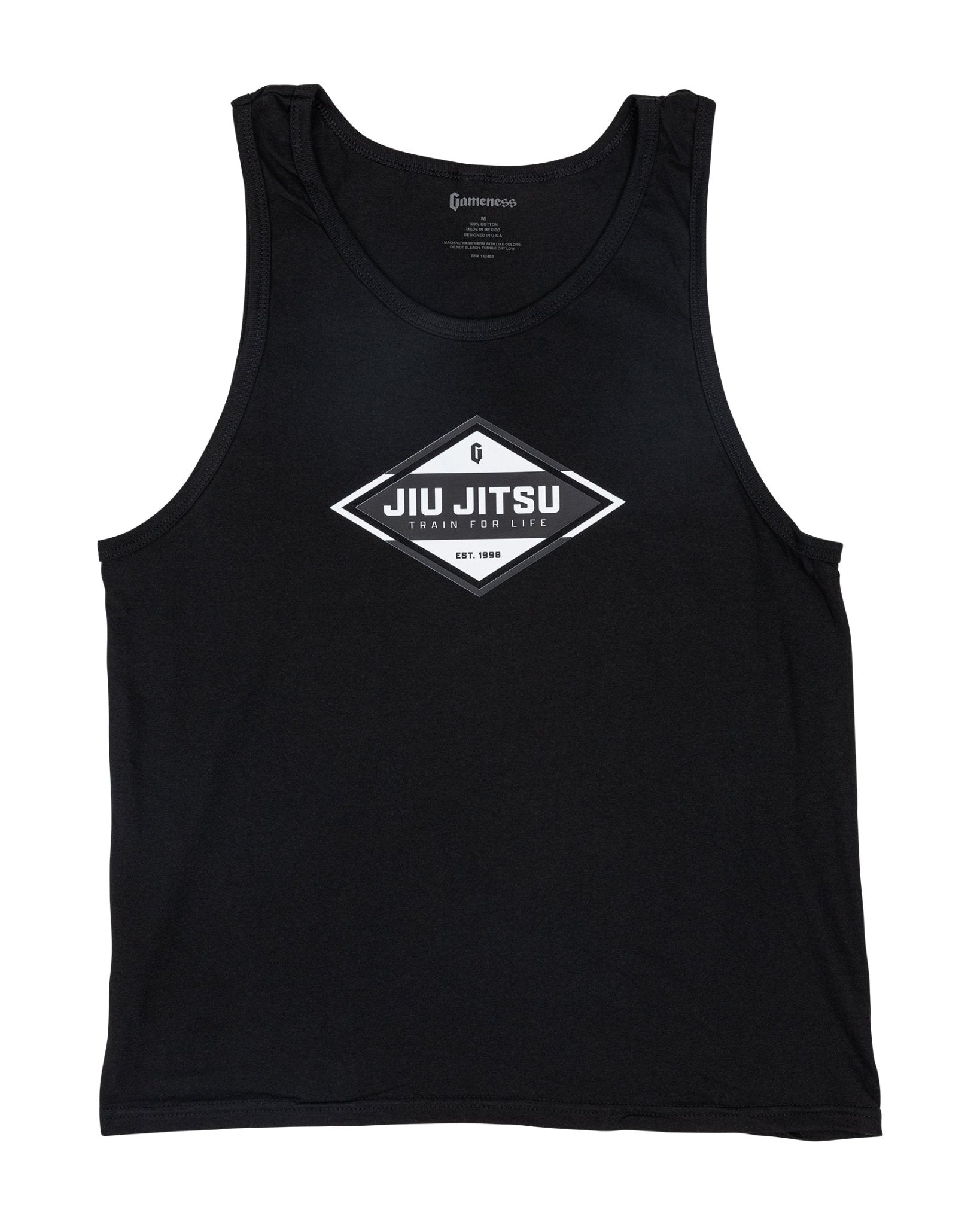 Gameness Men's Tank Top - Lightweight & Breathable Workout Shirt for MMA, Gym & Training - Perfect for Fitness, Running & Summer Sports