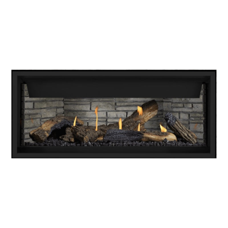 Napoleon Ascent Premium 46 Linear Direct Vent Gas Fireplace - BLP46NTE | Modern Home Heating Solution for Living Rooms & Patios