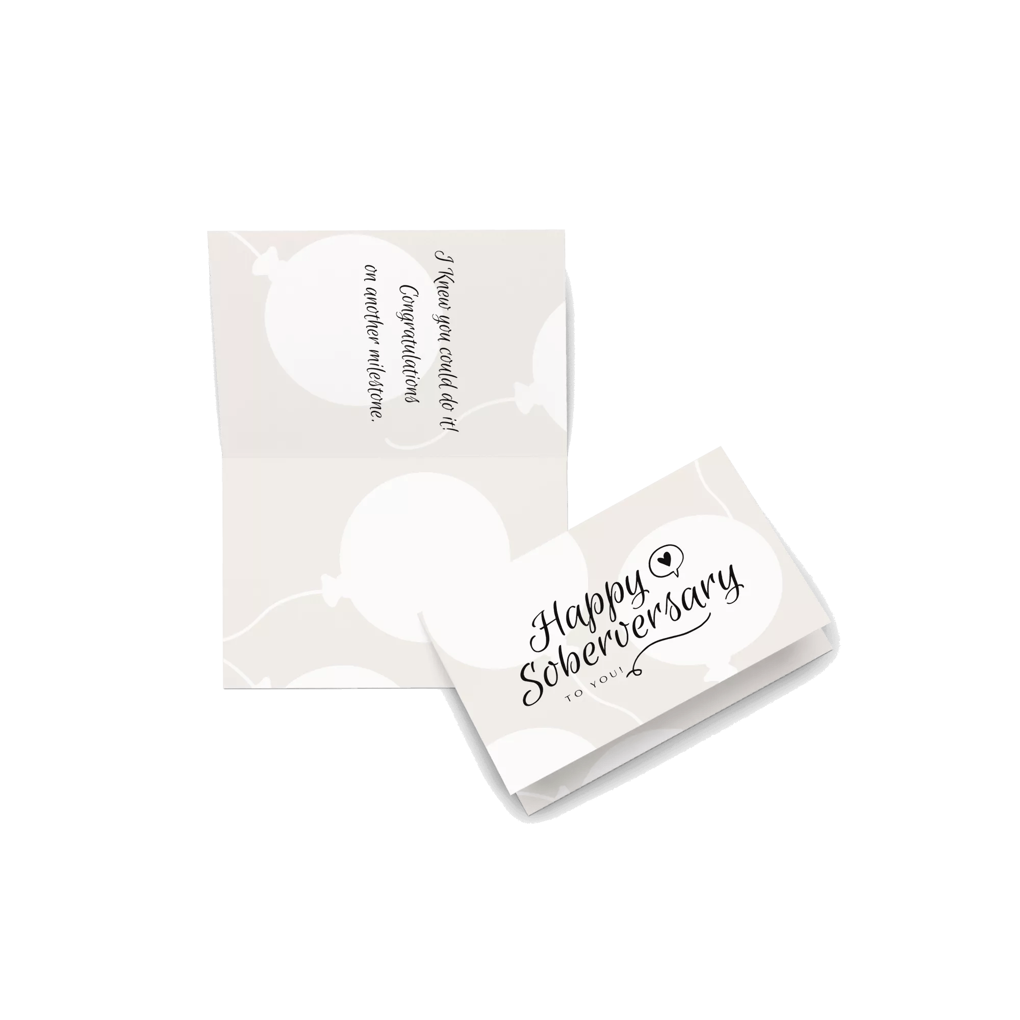 Happy Sober Anniversary (Soberversary) Greeting Card - Thoughtful Recovery Celebration Card for AA, NA Milestones - Perfect for 1 Year, 5 Year Sobriety Gifts