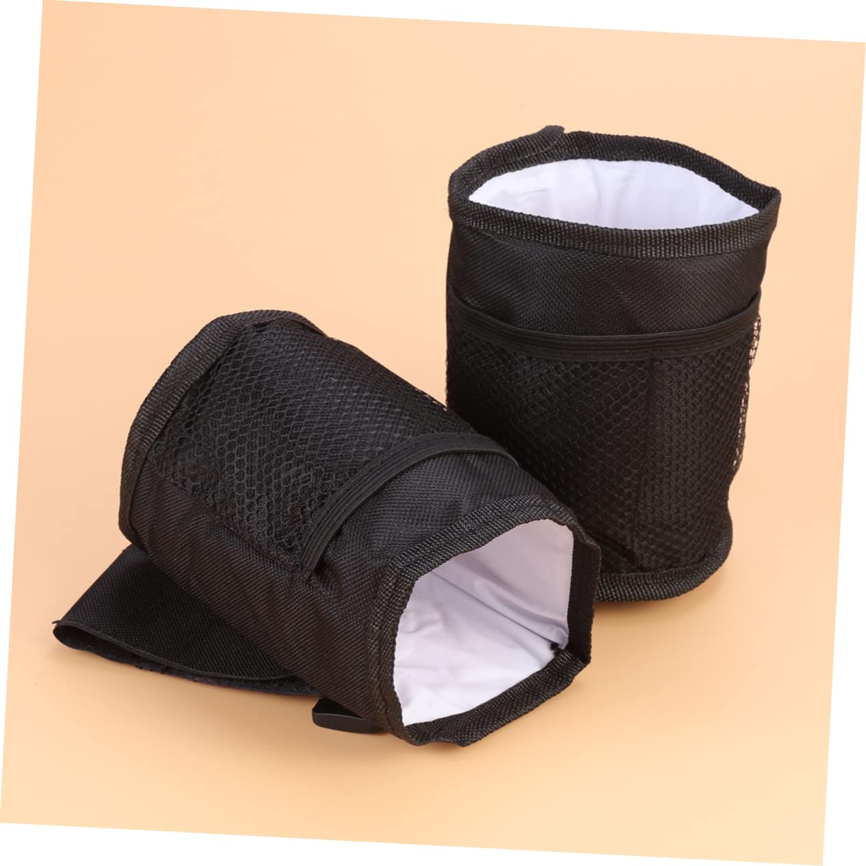 ULTECHNOVO 6-Pack Wheelchair Cup Holder - Black Insulated Thermal Mug Rack, Portable Drink Holder Bag for Wheelchairs, Walkers & Mobility Scooters - Perfect for Travel, Outdoor Activities & Daily Use