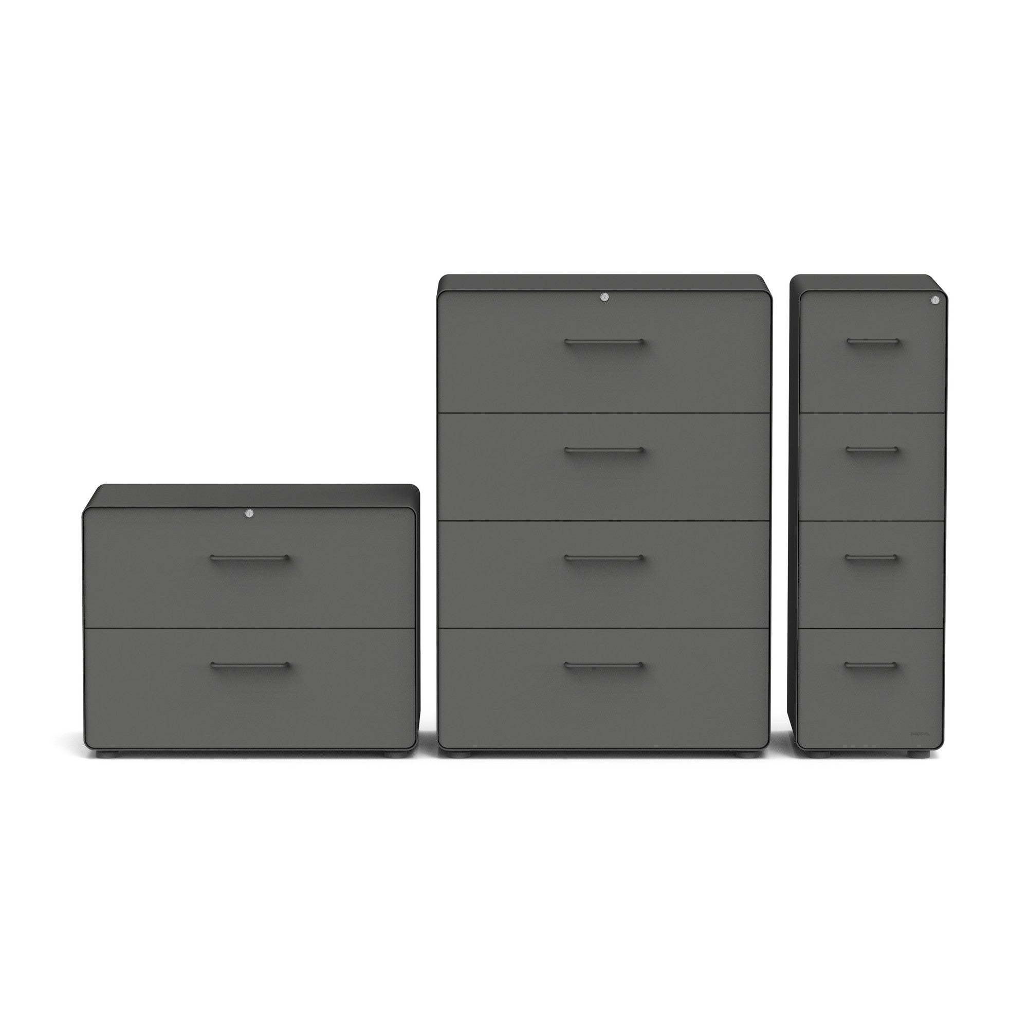 Stow 4 Drawer Vertical File Cabinet - Heavy Duty Metal Storage Organizer for Office, Home & School - Perfect for Documents, Folders & Office Supplies