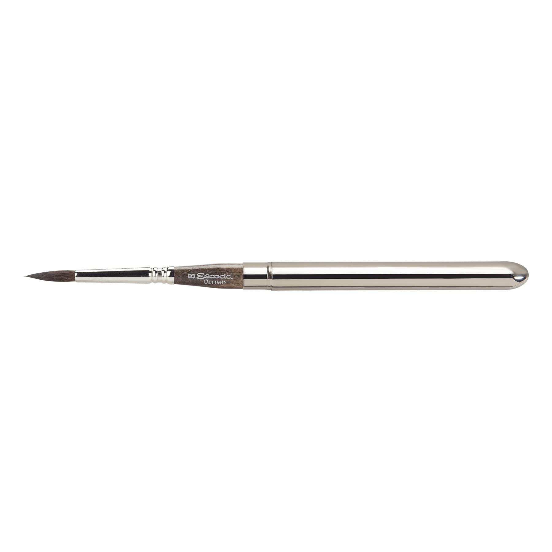 Escoda Ultimo Series 1526 Size 8 Artist Brush - Synthetic Squirrel Hair for Watercolor & Acrylic Paint - Travel Round Paintbrush for Professional Artists & Beginners - Perfect for Sketching, Detail Work & Outdoor Painting