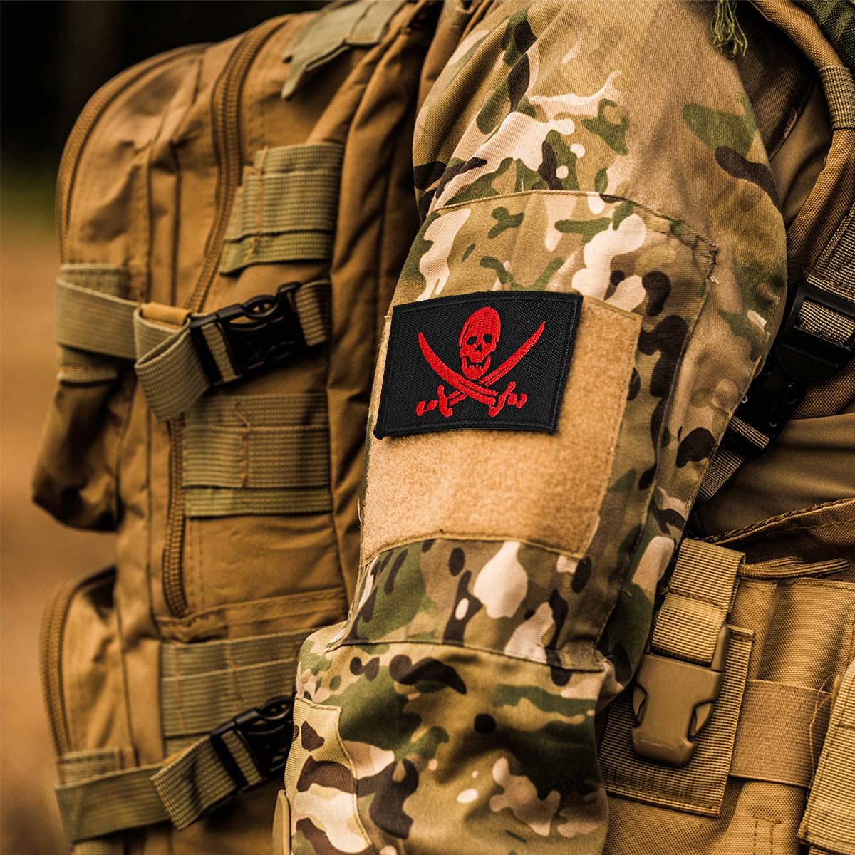 20 Pieces Tactical Morale Embroidery Patches - Military Funny Embroidered Appliques for Tactical Gear, Jackets & Backpacks - Perfect for Outdoor Adventures, Airsoft & Military Enthusiasts