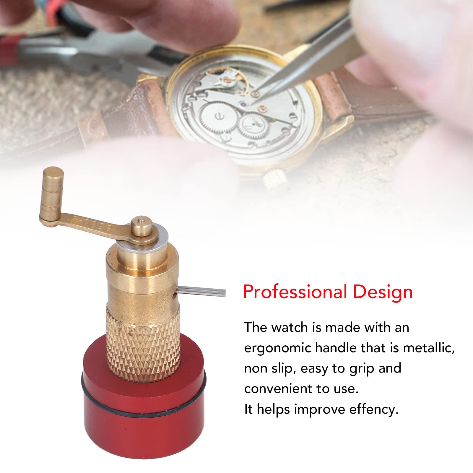Professional Brass Watch Winder Set & Repair Kit - Essential Watchmaker Tools for Watch Maintenance & Wristwatch Repair | Perfect for Watch Enthusiasts & Jewelers