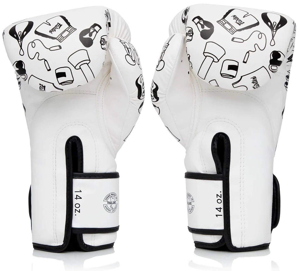 Fairtex BGV14 Graffiti Boxing Gloves - Premium Training & Sparring Gear for Muay Thai, Kickboxing & MMA - Ideal for Gym, Home Workouts & Martial Arts Competitions