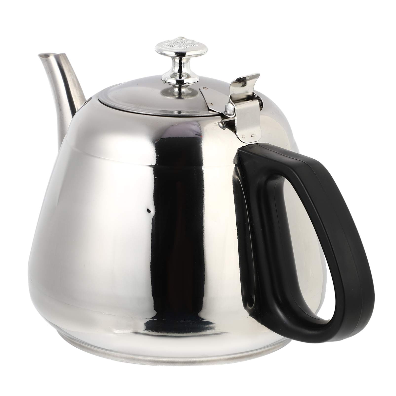 Cabilock Stainless Steel Induction & Gas Stove Compatible Teakettle - Fast Boiling Water Kettle for Home, Kitchen, Camping & Outdoor Use