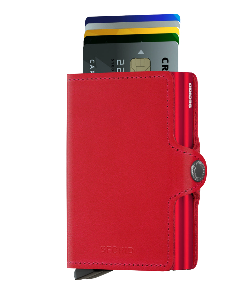 SECRID Twinwallet Original - RFID Blocking Slim Leather Wallet for Men & Women | Perfect for Travel, Business & Everyday Use