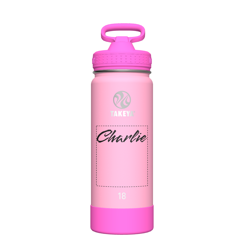 Glow in The Dark Water Bottle with Straw Lid for Kids - Customized Name - Perfect for School, Sports & Outdoor Activities