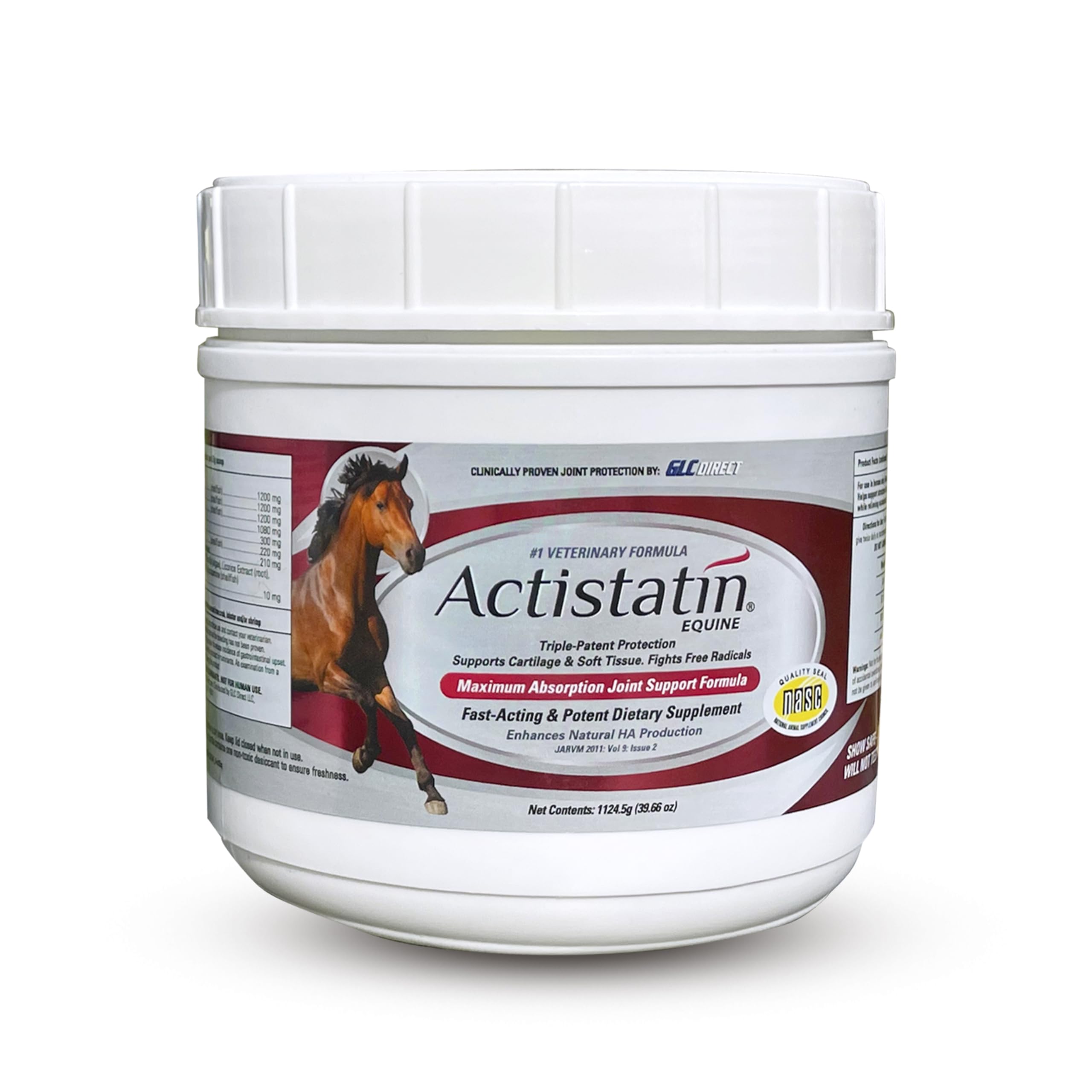 Equine Joint Supplement Powder for Horses - Glucosamine & Chondroitin for Healthy Joints, Bones & Cartilage Support - Clinically Proven Formula for Mobility & Soft Tissue Care - 39.65 oz (90 Day Supply) - Ideal for Senior Horses, Performance Horses & Post-Training Recovery