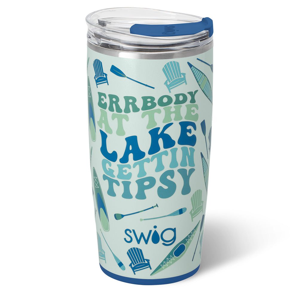 Errbody At The Lake 22oz Insulated Stainless Steel Tumbler - Perfect for Camping, Beach Trips & Outdoor Adventures