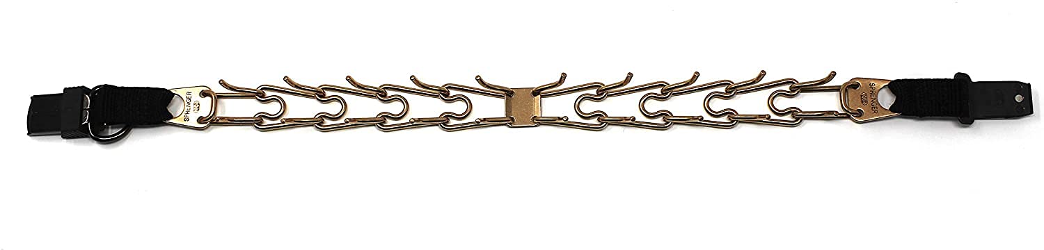 Herm Sprenger Ultra-Plus 2.25mm x 16in Small Curogan Prong Dog Training Collar - Quick Release Buckle, Hypoallergenic Nickel-Free No-Pull Pinch Collar for Dogs - Made in Germany - Perfect for Obedience Training & Behavior Correction