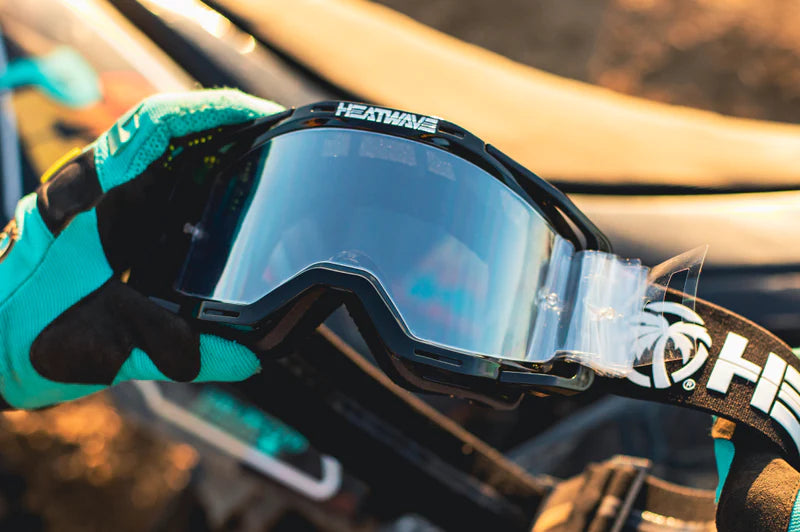 HWV MXG 250 Laminated Tear Off Sheets (3 Pack) - Durable Motorcycle Grip Protectors for Racing & Off-Road Riding