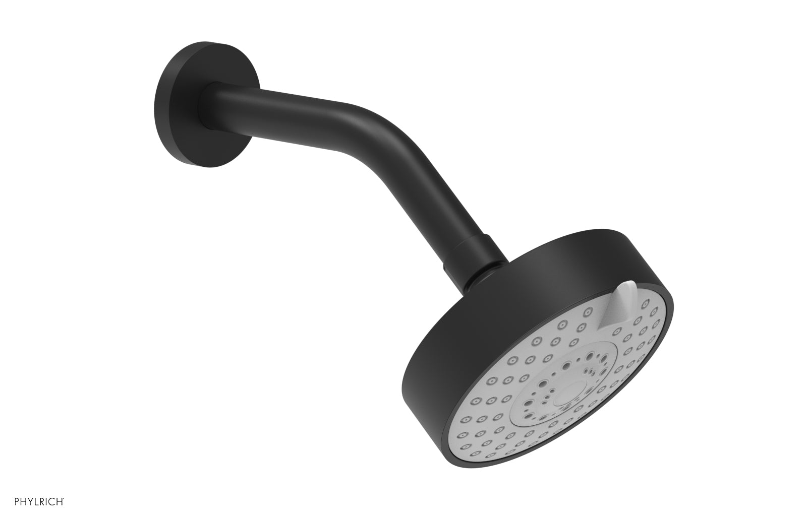 4 1/2 Inch Modern Rainfall Shower Head with 3 Spray Modes - High Pressure Water Saving Bathroom Fixture for Spa-Like Shower Experience