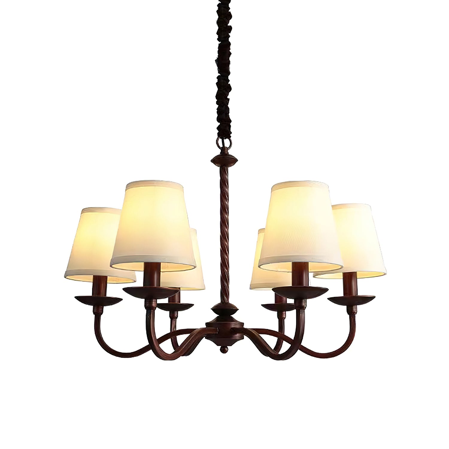 Emmons Modern Crystal Chandelier - Elegant Ceiling Light Fixture for Dining Room, Bedroom, or Living Room Decor