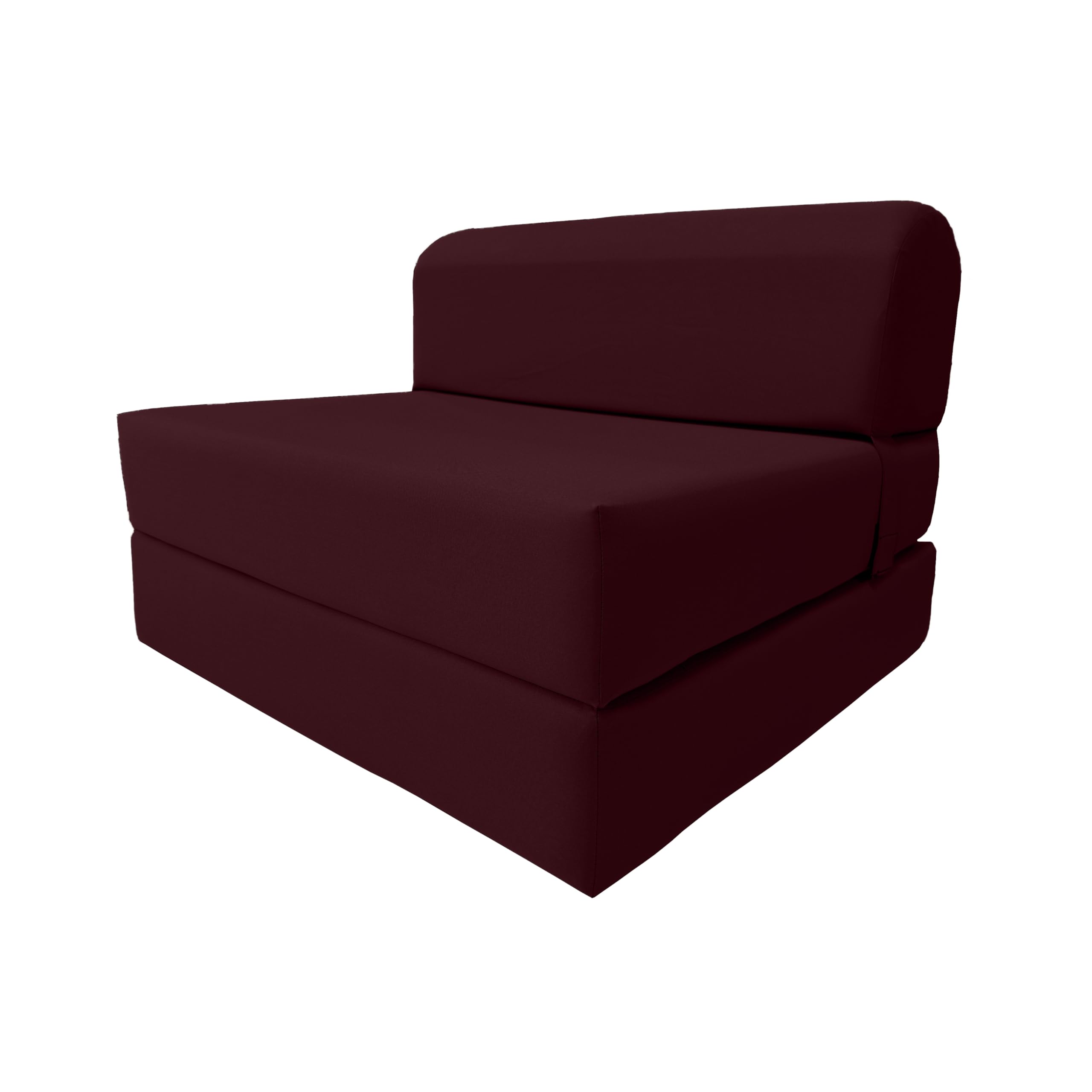 D&D Futon Sleeper Chair - Convertible Folding Bed & Sofa with High-Density Foam Mattress (70