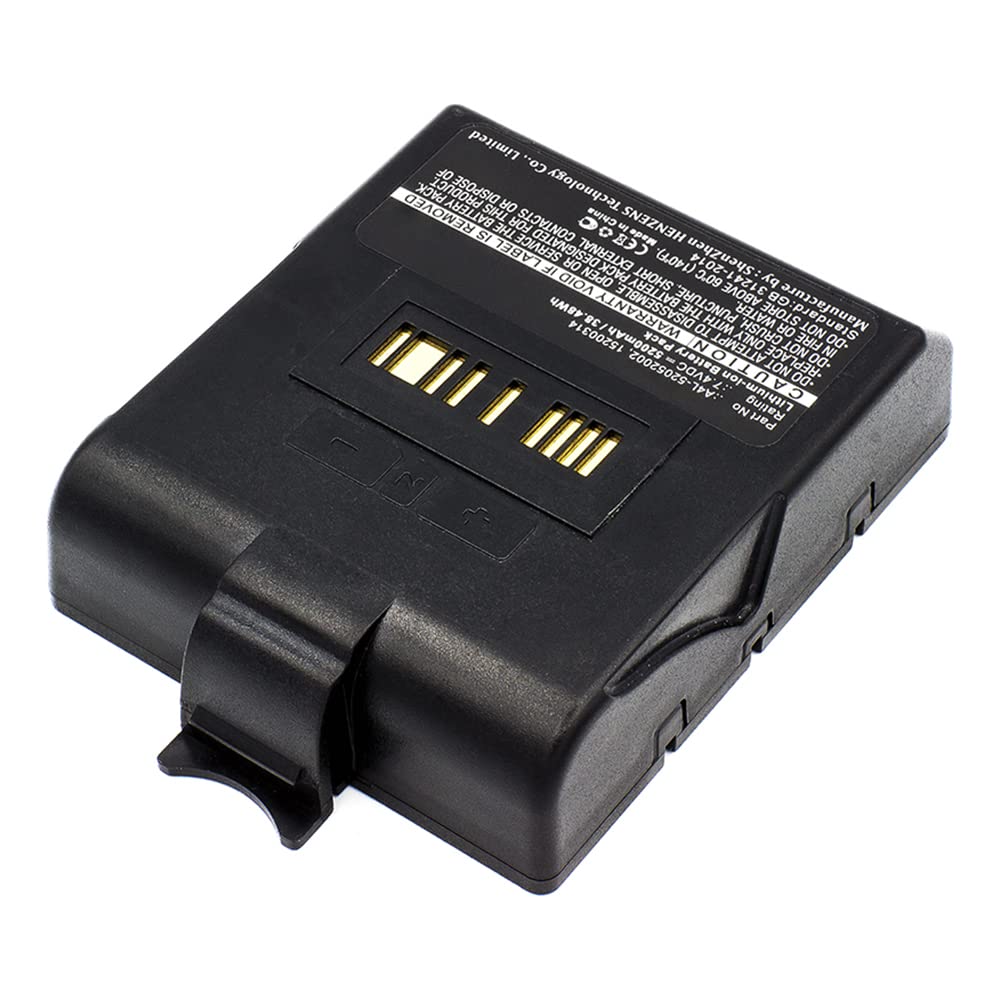 Synergy Digital Printer Battery - Compatible with TSC A4L-52052002 Printer (Li-ion 7.4V 5200mAh) | Replacement Battery for TSC Label Printers | Perfect for Warehouse, Retail & Shipping Label Printing
