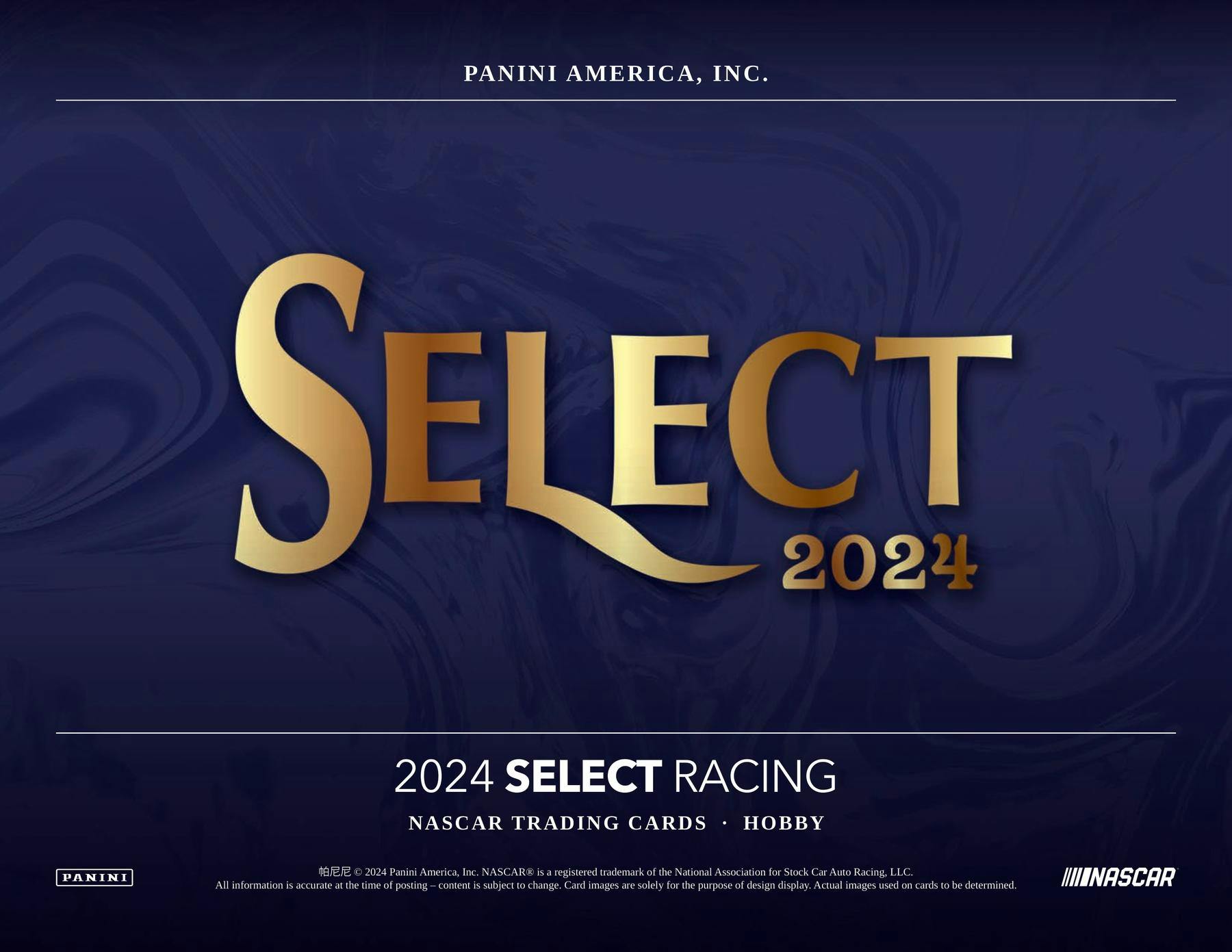 2024 Panini Select Racing Hobby Box - Premium NASCAR Trading Cards Collection for Collectors & Enthusiasts - Perfect for Sports Memorabilia Displays, Gifts, and Card Trading Events